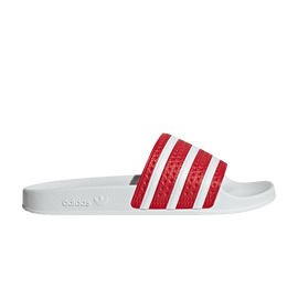 adidas Adilette Slides Better Scarlet Cloud White