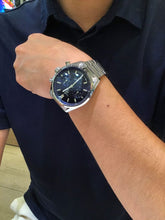 Load image into Gallery viewer, Tag Heuer Carrera Chronograph Blue Dial Silver Steel Strap Watch for Men - CBN2011.BA0642