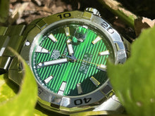 Load image into Gallery viewer, Tag Heuer Aquaracer Green Dial Watch for Men - WAY2015.BA0927