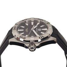 Load image into Gallery viewer, Tag Heuer Aquaracer Quartz Black Dial Black Rubber Strap Watch for Men -  WBD1110.FT8021