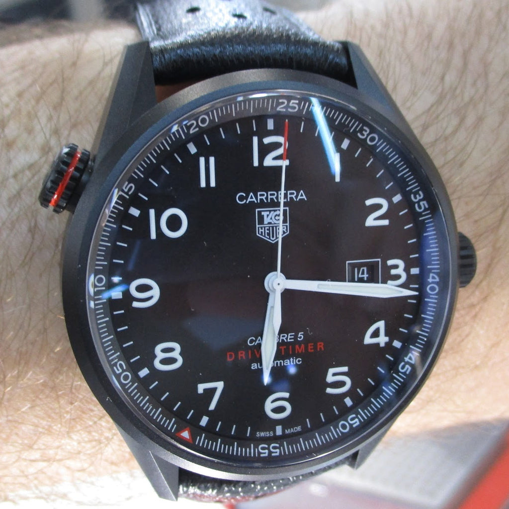 Tag Heuer Carrera Black Dial Watch for Men - WAR2A80.FC6337