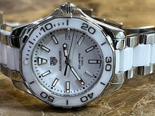 Load image into Gallery viewer, Tag Heuer Aquaracer Quartz White Dial Two Tone Steel Strap Watch Women - WAY131B.BA0914