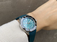 Load image into Gallery viewer, Tag Heuer Aquaracer Professional 300 Automatic Diamonds Green Dial Green Rubber Strap Watch for Women - WBP231G.FT6226