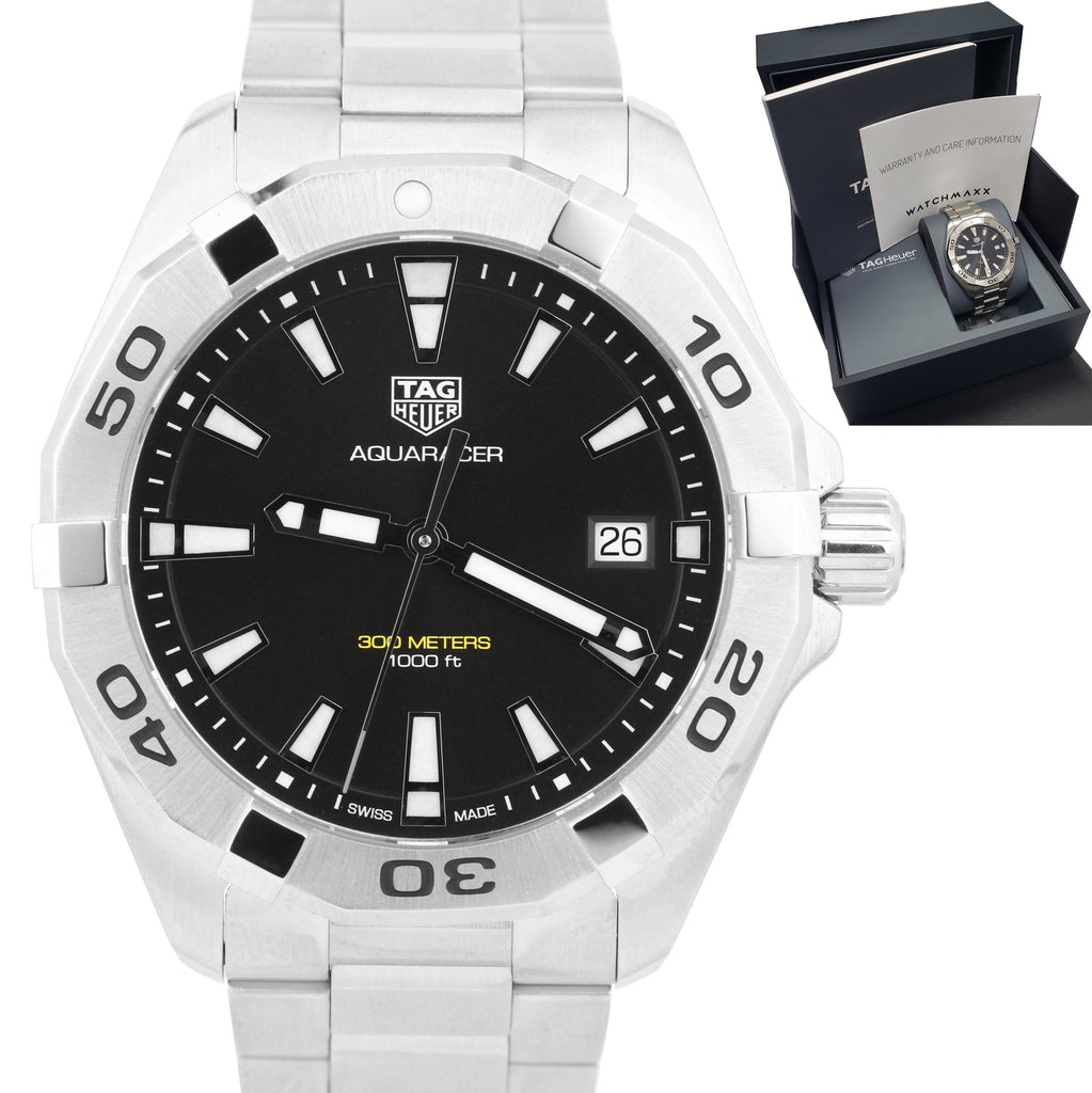 Tag Heuer Aquaracer Black Dial Watch for Men - WBD1110.BA0928