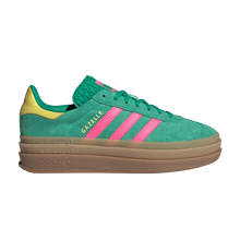 Load image into Gallery viewer, adidas Gazelle Bold Court Green Lucid Pink (Women's)