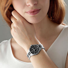 Load image into Gallery viewer, Tag Heuer Aquaracer Quartz Diamonds Black Dial Two Tone Steel Strap Watch for Women - WAY131G.BA0913
