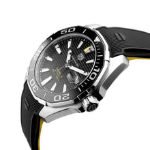 Load image into Gallery viewer, Tag Heuer Aquaracer Calibre 5 Automatic Black Dial Black Rubber Strap Watch for Men - WAY201A.FT6142