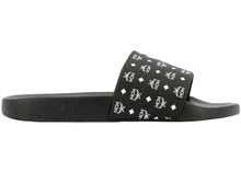 Load image into Gallery viewer, MCM Monogram Slides Black White