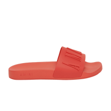 Load image into Gallery viewer, AMIRI Pool Slide Debossed Red