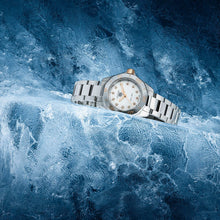 Load image into Gallery viewer, Tag Heuer Aquaracer Professional 200 Quartz Diamonds White Dial Silver Steel Strap Watch for Women - WBP1450.BA0622