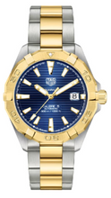 Load image into Gallery viewer, Tag Heuer Aquaracer Calibre 5 Blue Dial Two Tone Steel Strap Watch for Women - WBD2120.BB0930