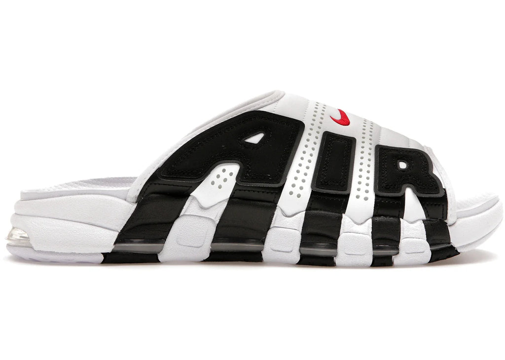 Nike Air More Uptempo Slide White Varsity Red