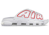 Nike Air More Uptempo Slide White University Red