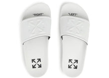 Load image into Gallery viewer, OFF-WHITE Arrow Print Pool Slides White (Women's)