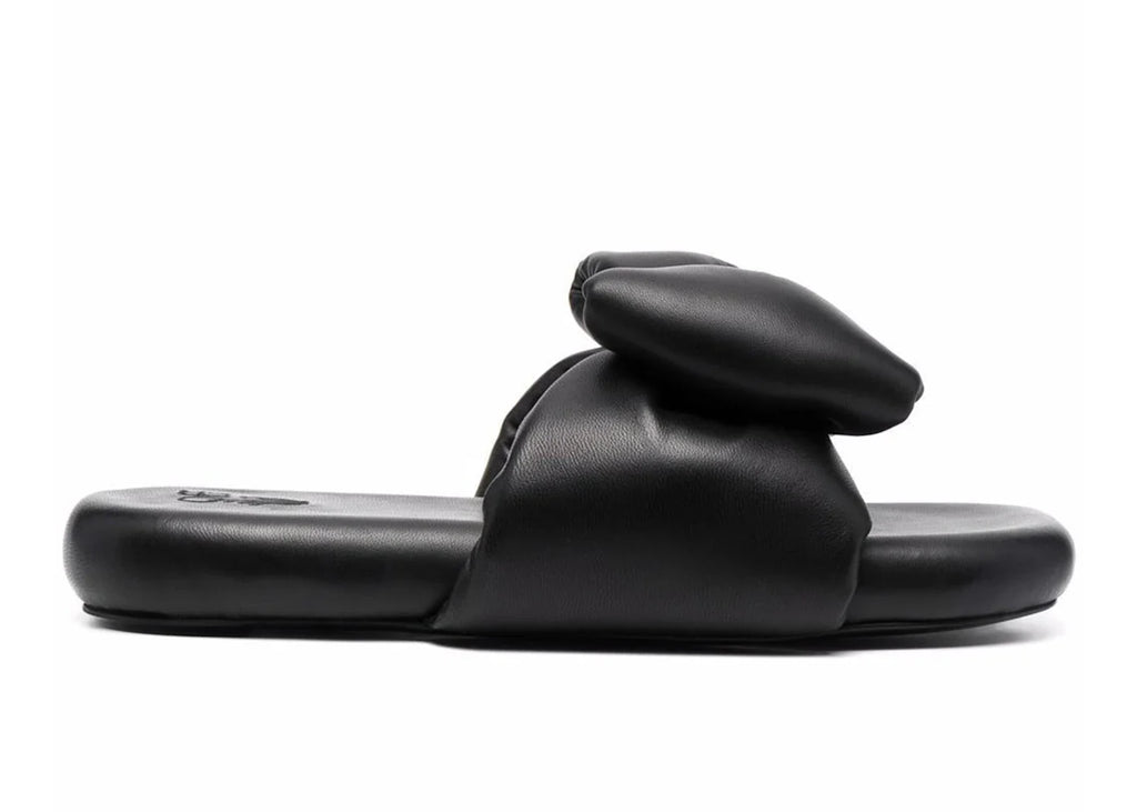 OFF-WHITE Extra Padded Bow Slide Black Black (Women's)