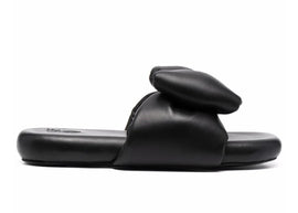 OFF-WHITE Extra Padded Bow Slide Black Black (Women's)