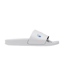 Load image into Gallery viewer, Off-White Logo Sliders White Blue AW20