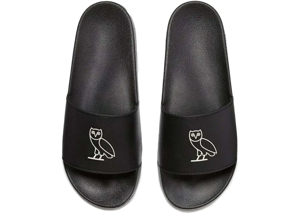OVO Slide Black (White Owl)