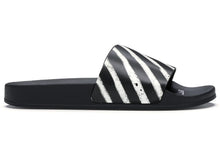 Load image into Gallery viewer, OFF-WHITE Spray Stripes Slider Black White FW19