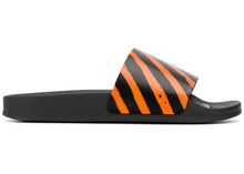Load image into Gallery viewer, Off-White Spray Stripes Slides Orange