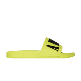AMIRI Pool Slide Debossed Volt Black