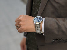 Load image into Gallery viewer, Tag Heuer Link Automatic Blue Dial Silver Steel Strap Watch for Men - WBC2112.BA0603