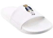 Load image into Gallery viewer, Polo Ralph Lauren Polo Bear Slide White