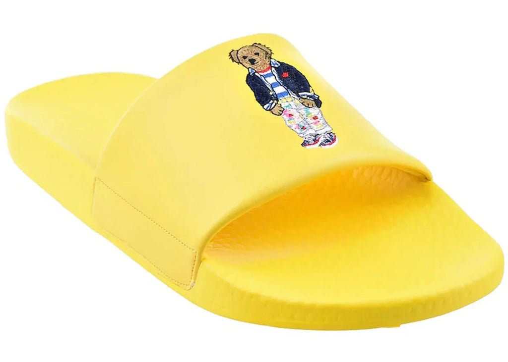 Polo Ralph Lauren Polo Bear Slide Yellow