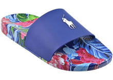 Load image into Gallery viewer, Polo Ralph Lauren Signature Pony Slide Navy Floral