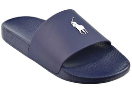 Polo Ralph Lauren Signature Pony Slide Navy White