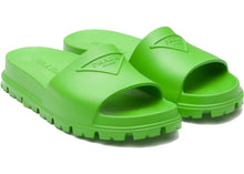 Load image into Gallery viewer, Prada Rubber Slides Apple Green (Men's)