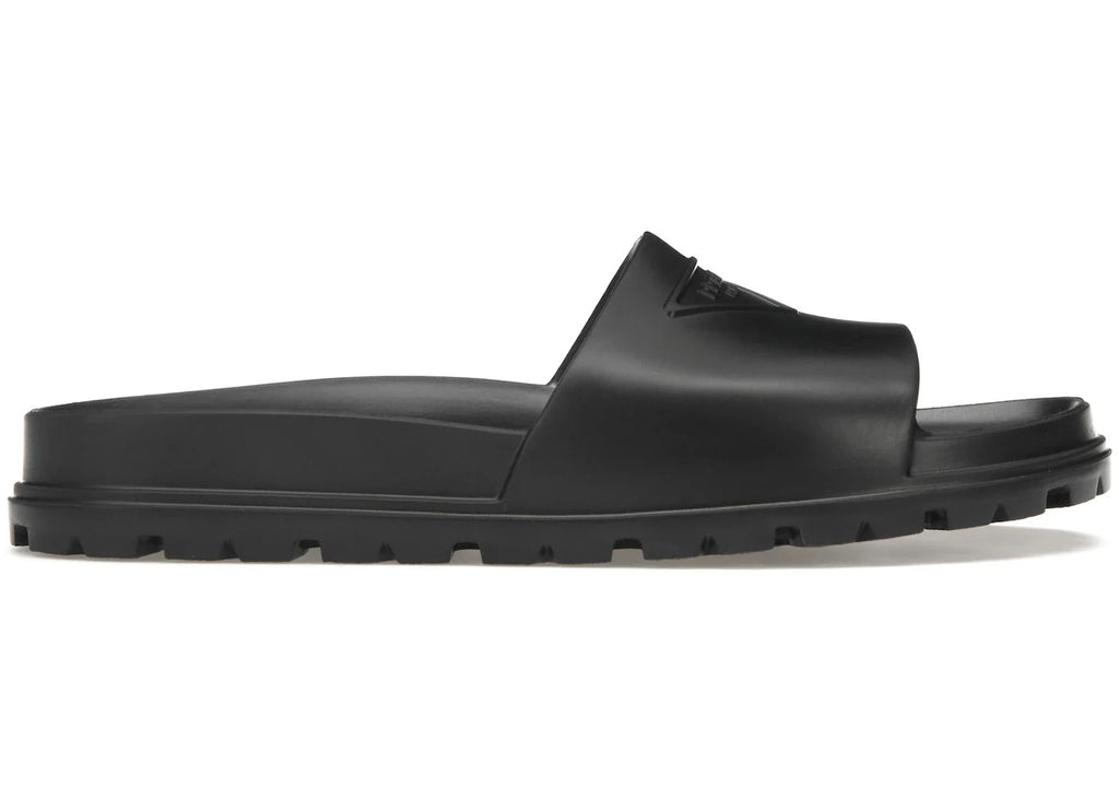 Prada Rubber Slides Black (Men's)