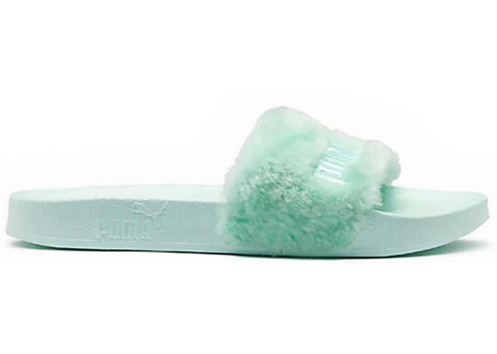 Puma Fur Slide Rihanna Fenty Bay Mint