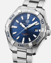 Load image into Gallery viewer, Tag Heuer Aquaracer Blue Dial Silver Steel Strap Watch for Men - WBD1112.BA0928