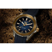 Load image into Gallery viewer, Tag Heuer Aquaracer Professional 200 Automatic Blue Dial Blue Rubber Strap Watch for Men - WBP2150.FT6210