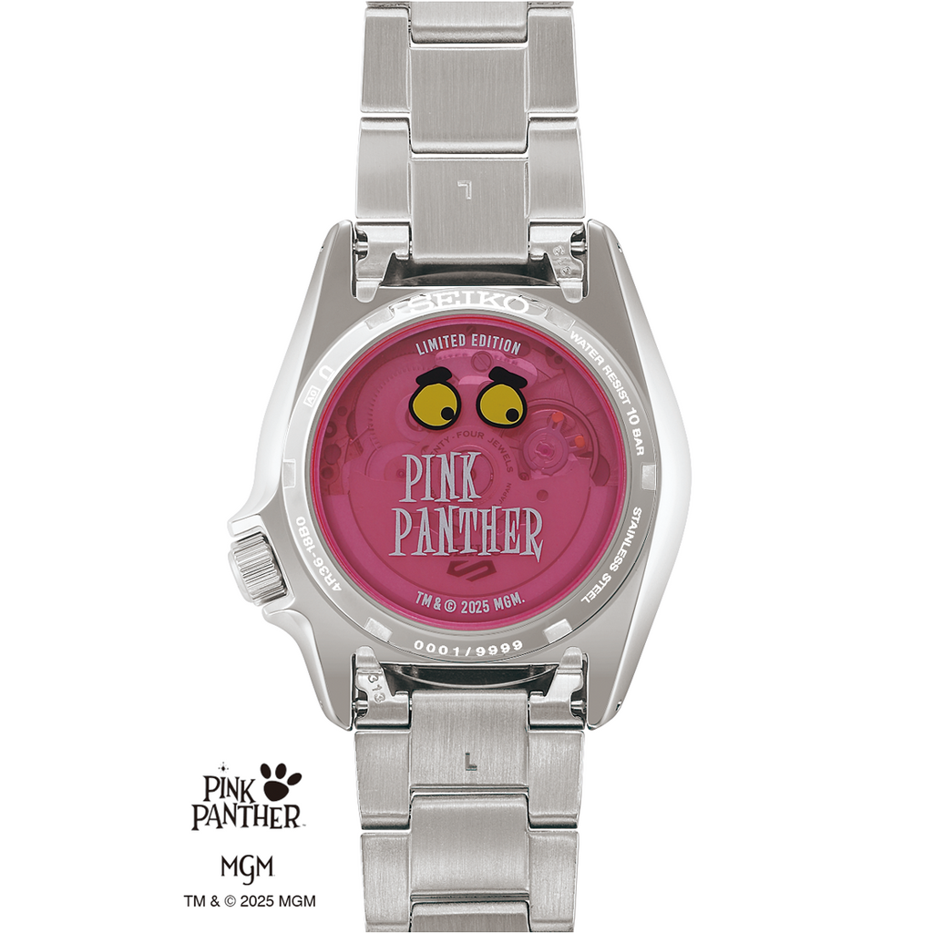 Seiko 5 Sports Pink Panther Limited Edition Watch SRPM07
