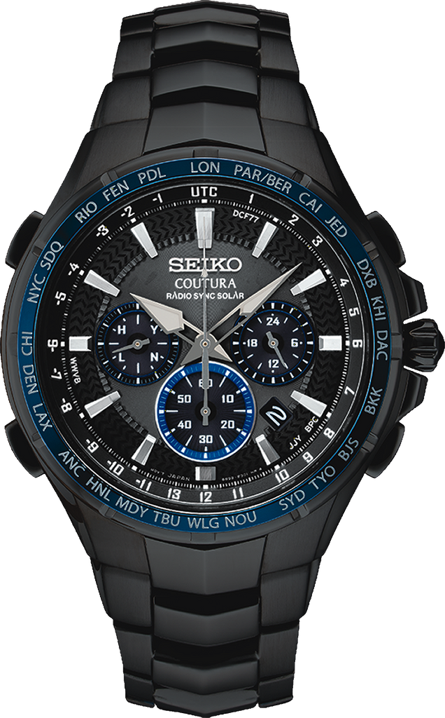 Seiko Coutura Radio Sync Solar Chronograph Watch SSG021