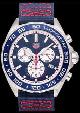 Load image into Gallery viewer, Tag Heuer Formula 1 Redbull Edition Chronograph Blue Dial Blue NATO Strap Watch for Men - CAZ1018.FC8213