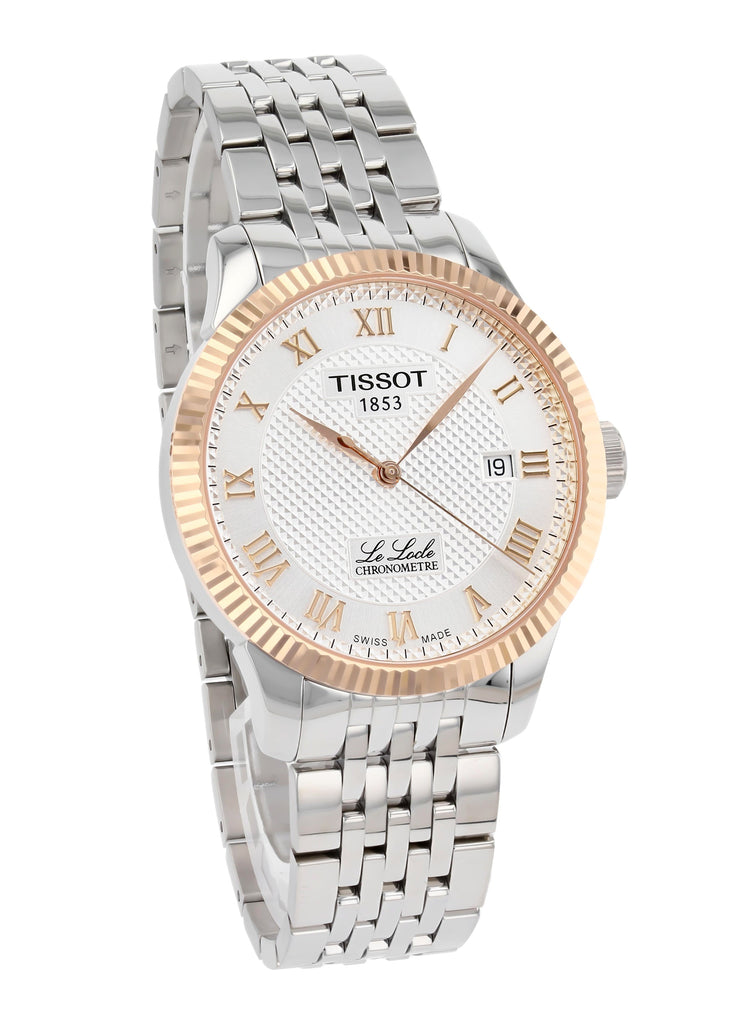 Tissot T-Gold Le Locle COSC 39 mm 18K Gold Bezel