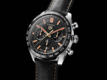 Load image into Gallery viewer, Tag Heuer Carrera Year of The Rabbit Automatic Chronograph Black Dial Black Leather Strap Watch for Men - CBN2A1L.FC6521