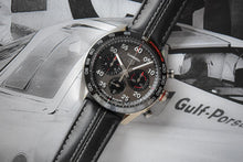 Load image into Gallery viewer, Tag Heuer Carrera Porsche Chronograph Special Edition Black Dial Black Leather Strap Watch for Men - CBN2A1F.FC6492