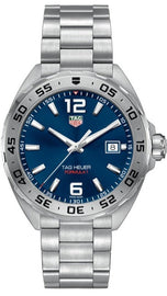 Tag Heuer Formula 1 Blue Dial Silver Steel Strap Watch for Men - WAZ1118.BA0875