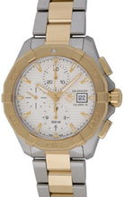 Load image into Gallery viewer, Tag Heuer Aquaracer Caliber 16 Automatic White Dial Two Tone Steel Strap Watch for Men - CAY2121.BB0923