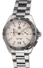Load image into Gallery viewer, Tag Heuer Aquaracer Chronograph White Dial Silver Steel Strap Watch for Men - WAY111Y.BA0928