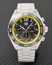 Load image into Gallery viewer, Tag Heuer Formula 1 Chronograph Black Dial Silver Steel Strap Watch for Men- CAZ101AC.BA0842