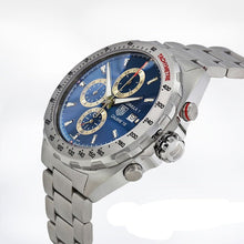 Load image into Gallery viewer, Tag Heuer Formula 1 Automatic Chronograph Blue Dial Silver Strap Watch for Men - CAZ2015.BA0876