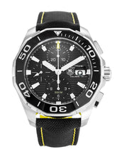 Load image into Gallery viewer, Tag Heuer Aquaracer Automatic Chronograph Black Dial Black Nylon Strap Watch for Men - CAY211A.FC6361