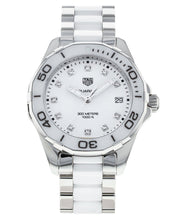 Load image into Gallery viewer, Tag Heuer Aquaracer Diamonds White Dial Two Tone Steel Strap Watch for Women - WAY131D.BA0914