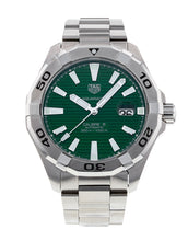 Load image into Gallery viewer, Tag Heuer Aquaracer Green Dial Watch for Men - WAY2015.BA0927