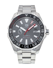 Load image into Gallery viewer, Tag Heuer Aquaracer Calibre 5 Premiere League Edition Black Dial Silver Stainless Steel Watch for Men - WAY201D.BA0927